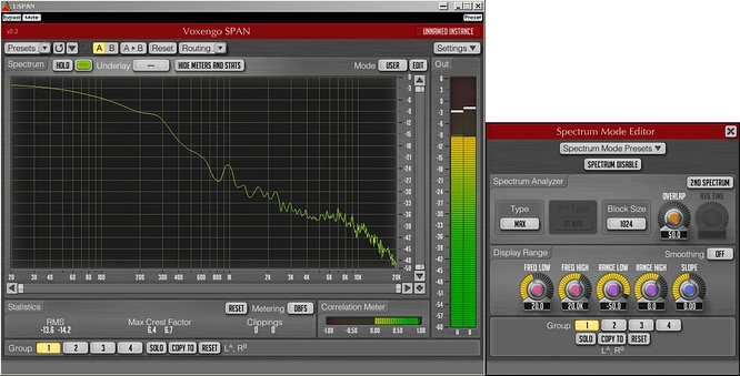 Voxengo Span VST v.2.2 blocksize 1024 by deep!sonic 18.10.2010