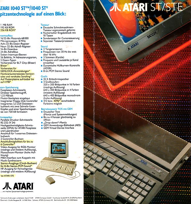 Atari Brochure 11.1989 - Scan by deep!sonic 01.2005