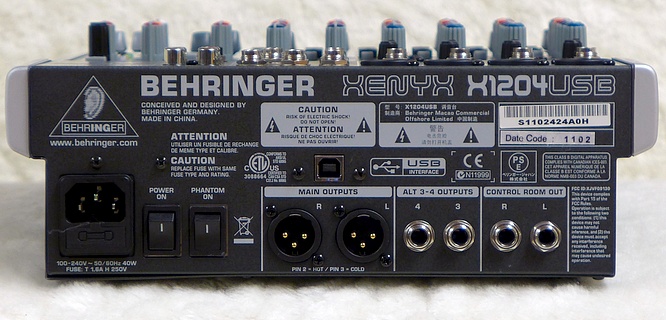 Behringer Xenyx X1204USB by deepsonic 14.12.2017