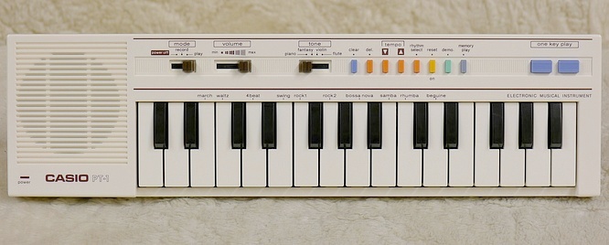 Casio PT-1 PT1 white by deep!sonic 08.05.2013