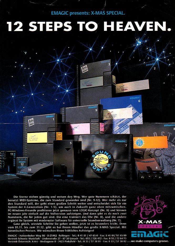 Emagic Brochure 1993 - Scan by deep!sonic 01.2005