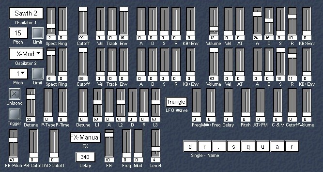 Korg DS-8 Editor in Logic Environment