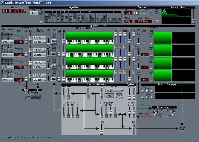 Yamaha V2 DX11 Editor Sounddiver by deepsonic 03.08.2009