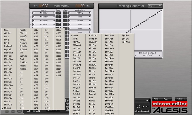 Hypersynth Alesis Micron Patch Editor v.2.1 by deepsonic 18.11.2011