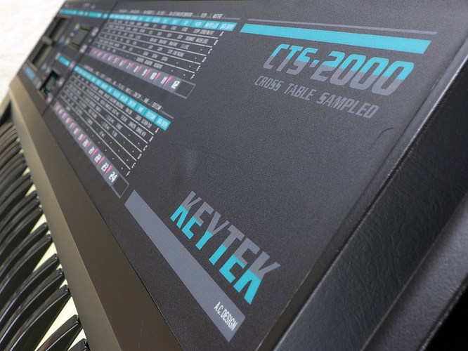 Keytek CTS-2000 CTS2000 Cross Table Sampling Synthesizer by deep!sonic 26.06.2018