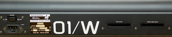 Korg 01/W Korg 01W by deep!sonic 15.05.2008
