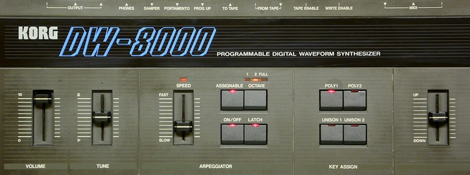 Korg DW-8000 by www.deepsonic.ch 28.04.2008