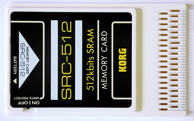 Korg SRC-512 512kbit Ram Cards by deep!sonic 14.03.2009