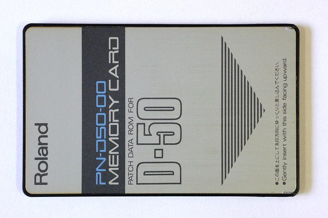 Roland PN-D50-00 Rom Card for Roland D-50 and Roland D-550 by deep!sonic 26.02.2009