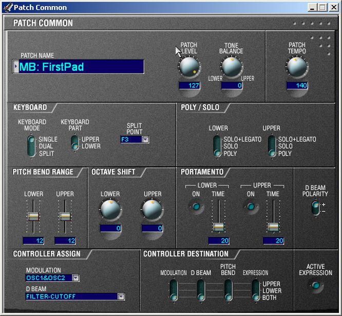 Roland SH-201 Editor v.1.10 Standalone by deep!sonic 28.06.2009