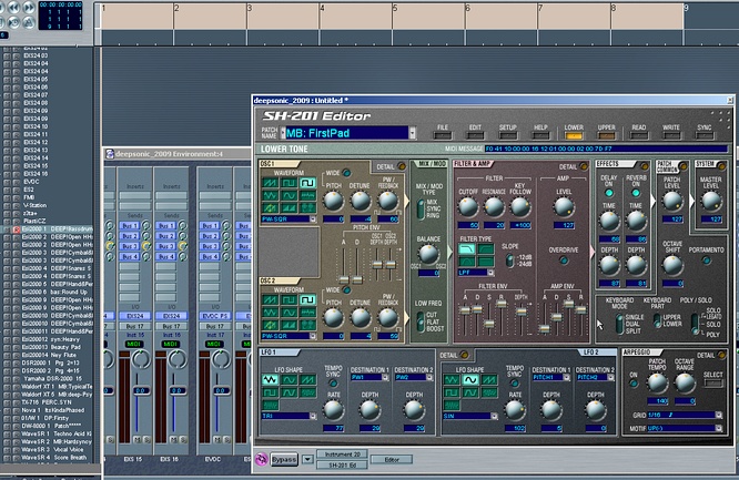 Roland SH-201 Editor v.1.10 VST by deep!sonic 28.06.2009