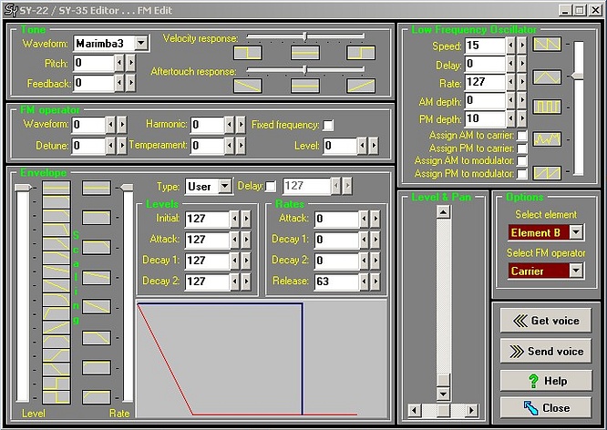 Editor Windows for Yamaha SY22 SY35 TG33 by deep!sonic 07.03.2010