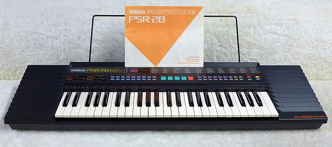 Yamaha PSR-28 DASS Keyboard PSR28 Digital Architectural Synthesis System by deep!sonic 17.08.2018