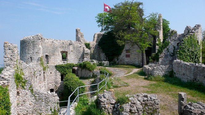 Burg Ruine Dorneck in Dornach