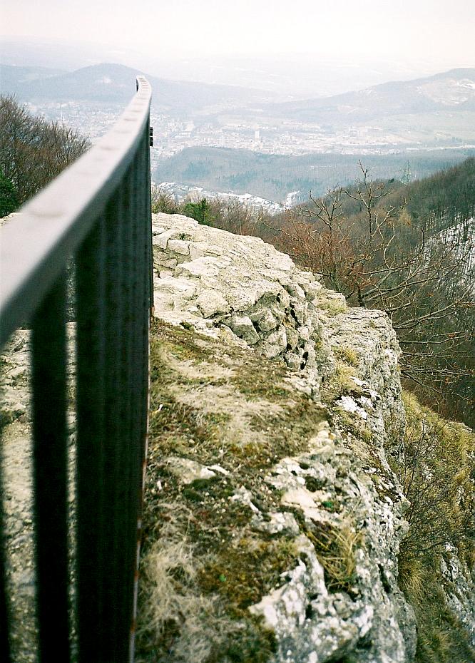 Burgruine Froburg um Olten, Blick gegen Sden