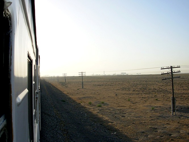 Somewhere between Tashkent and Samarkand