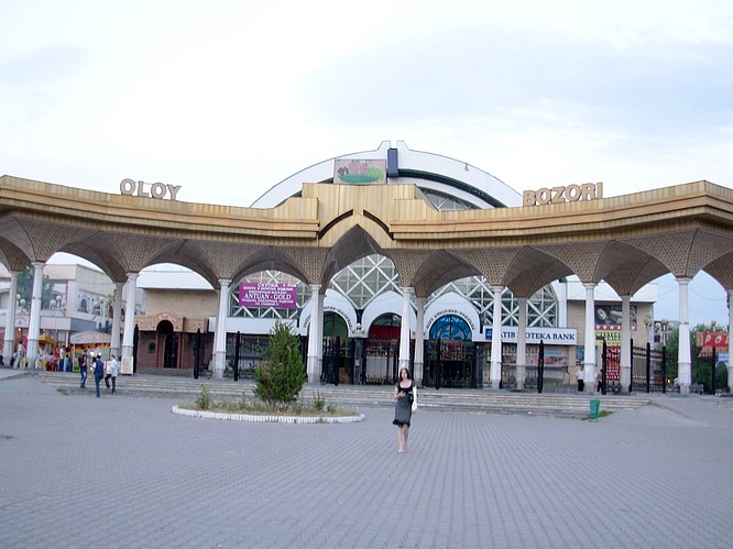 A famous Market / Bazar in Tashkent