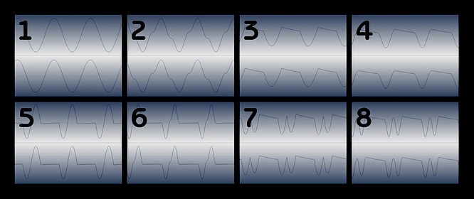 8 Waveforms of FM in Yamaha YS200 YS-200 by deep!sonic 02.2009